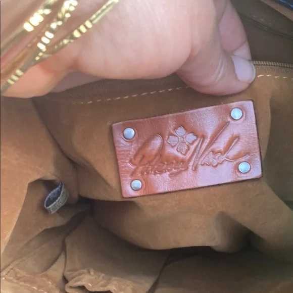 ๐๐๐๐๐Gorgeous patricia nash Lemon Print Drawstring Backpack navy blue . - Picture 14 of 14